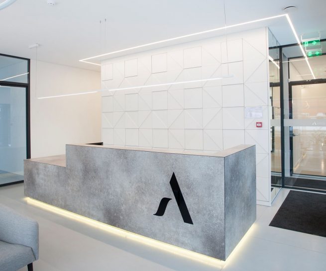 Odontologijos klinikos interjeras dizaineris kaune