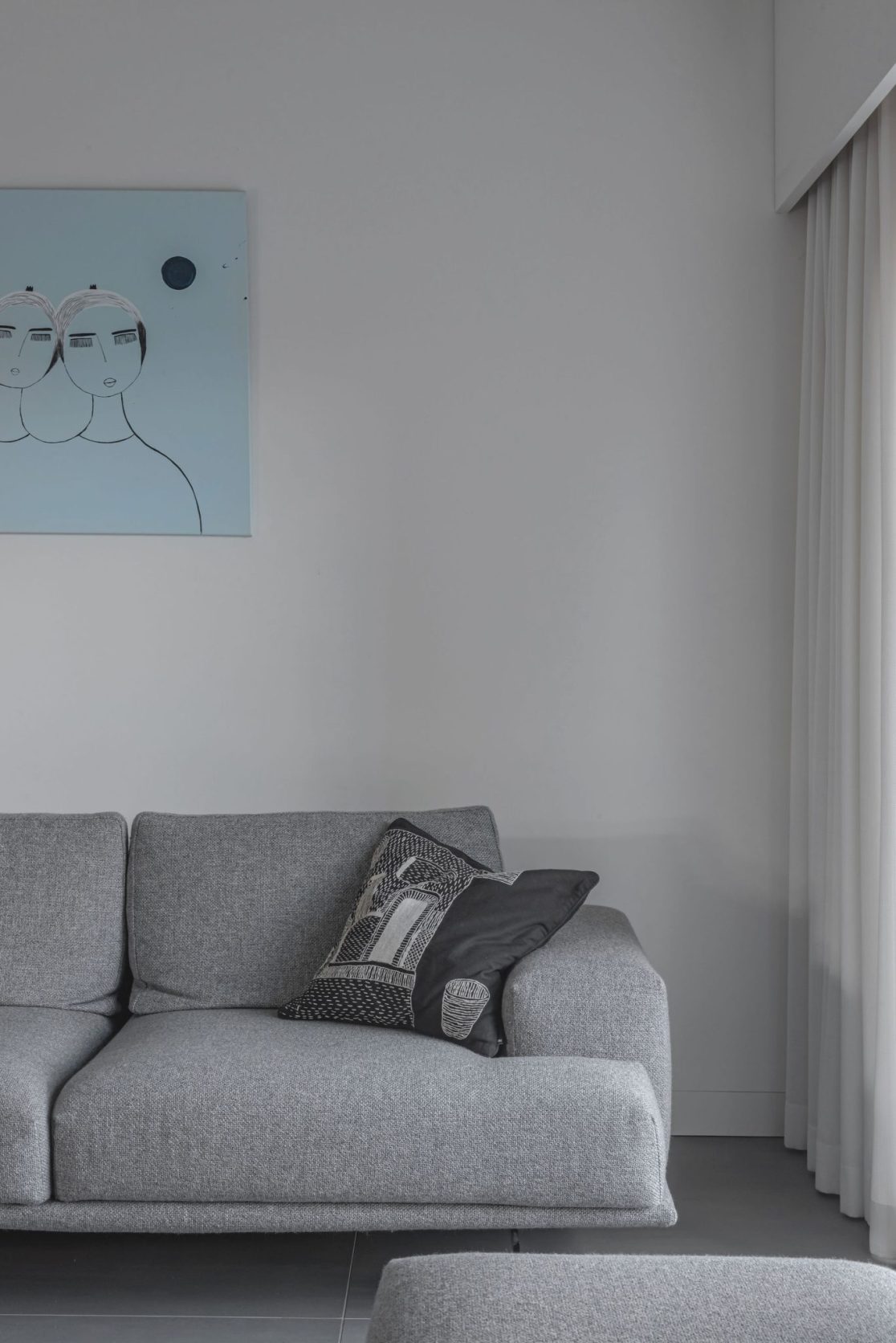 Minimalistiskas skandinaviskas interjeras dizaineris kaune