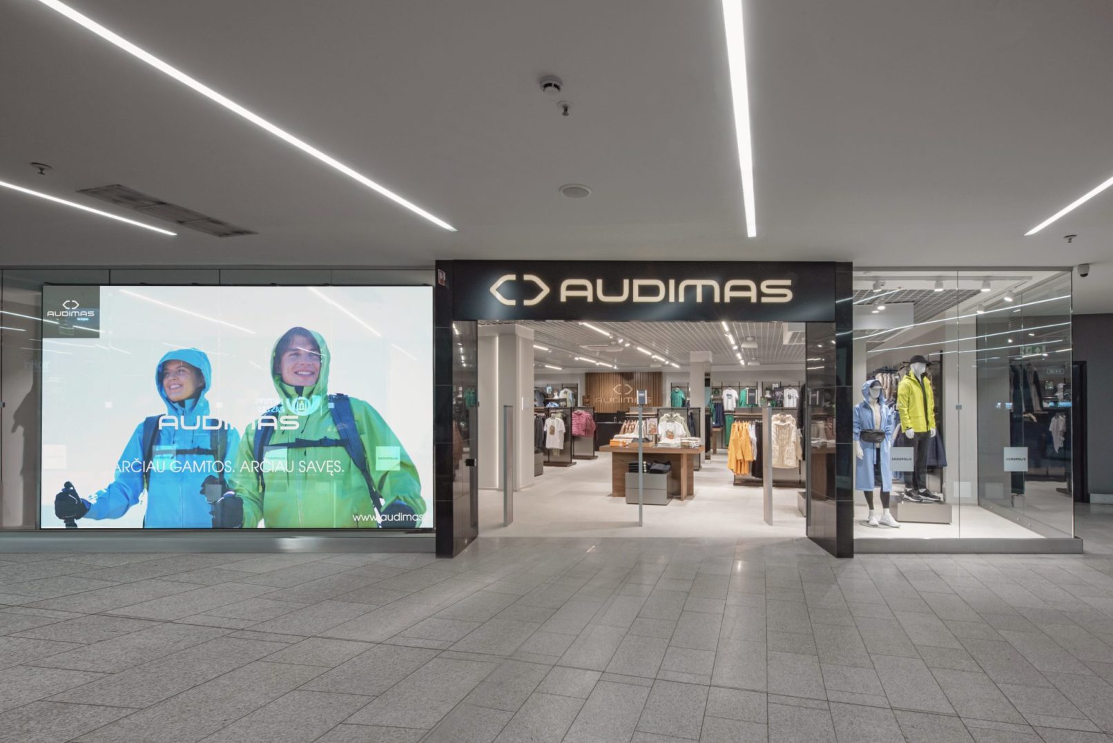 Parduotuves interjetas dizaineris kaune